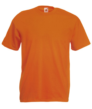 T-SHIRT VALUEWEIGHT MANICA CORTA - 610360 arancio